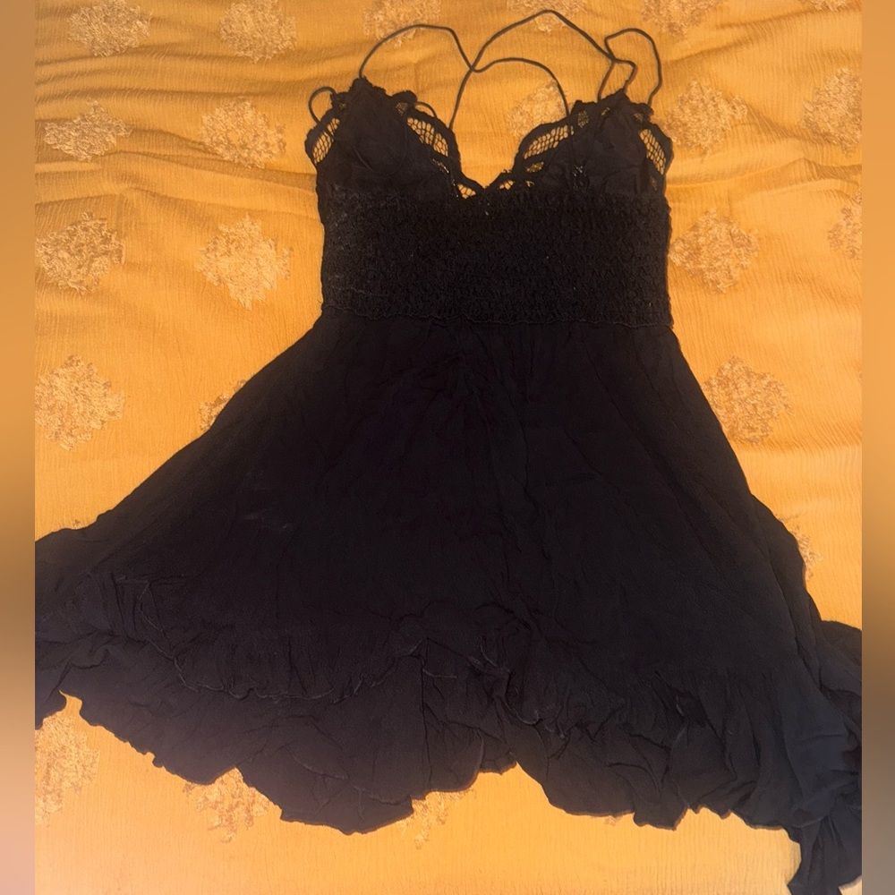 Free People Movement Adela Dress, black, size XL - Picture 3 of 4